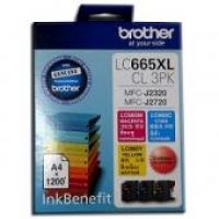 Original Brother LC665CL3PK Colour Pack CMY