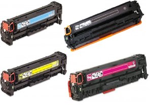 2 Sets of Compatible HP 131A, CF210A, CF211A, CF21A and CF213A CMYK 4 Colours
