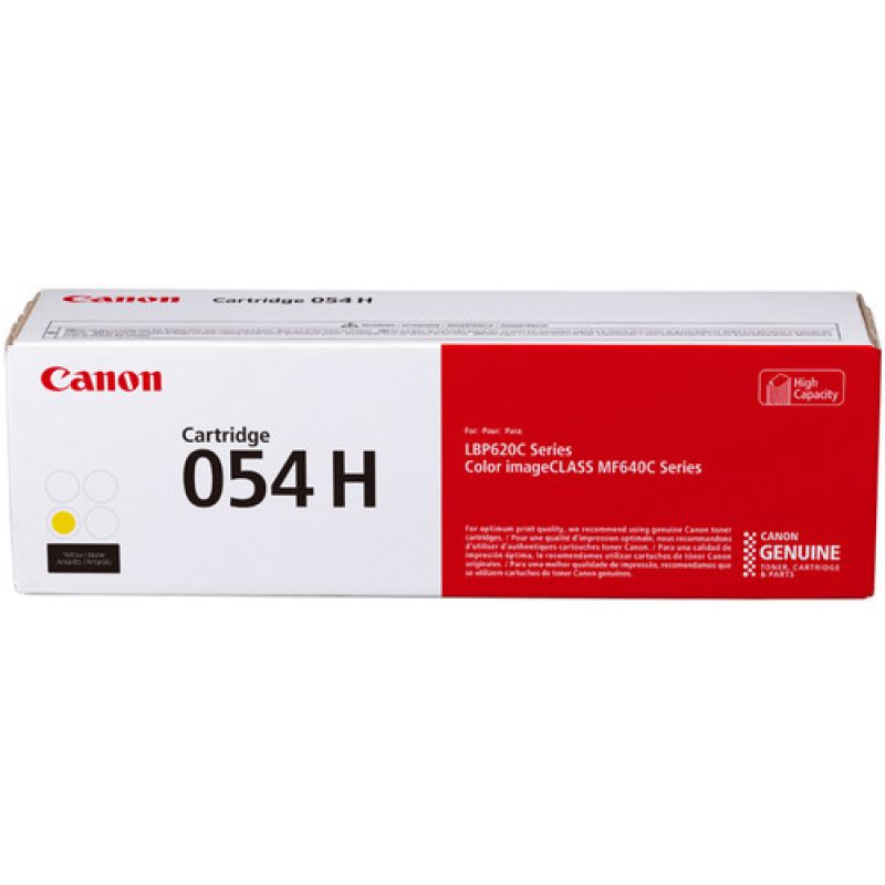 Original Canon 054H High Cap Yellow Toner