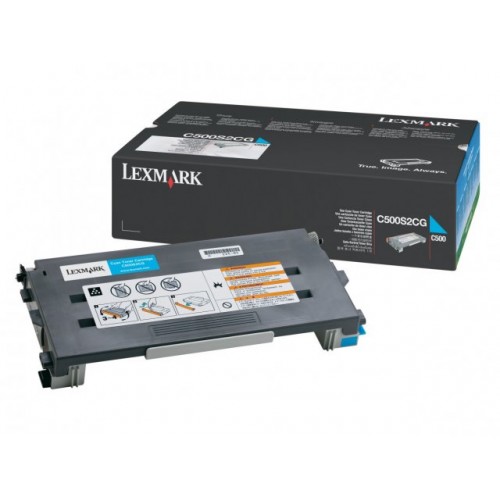 Genuine Original Lexmark C500S2CG Cyan   Standard Capacity