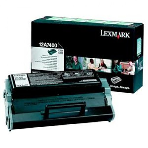 Original Genuine Lexmark 12A7400 BLACK Standard Capacity Printer Toner