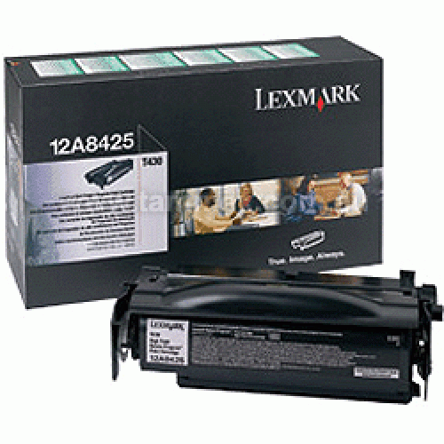 Original Genuine Lexmark 12A8425 BLACK HIGH CAPACITY Printer Toner
