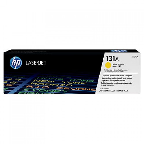 Genuine Original 131A CF212A HP LaserJet Pro toner for M251 M276 Yellow Cartridge