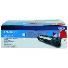 Genuine Original Brother TN348C Cyan Toner