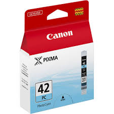 Genuine Original Canon Ink Cartridge CLI 42 PC Photo Cyan Ink Tank 13ml