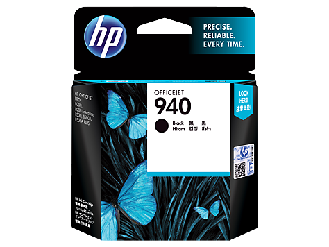 Original Genuine HP 940 Black Original Ink Cartridge (C4902AA)