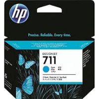 Original Genuine HP 711 3 pack 29ml Cyan DesignJet Ink Cartridges