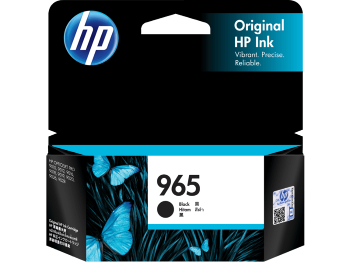 Original HP 965 Black Original Ink Cartridge 3JA80AA