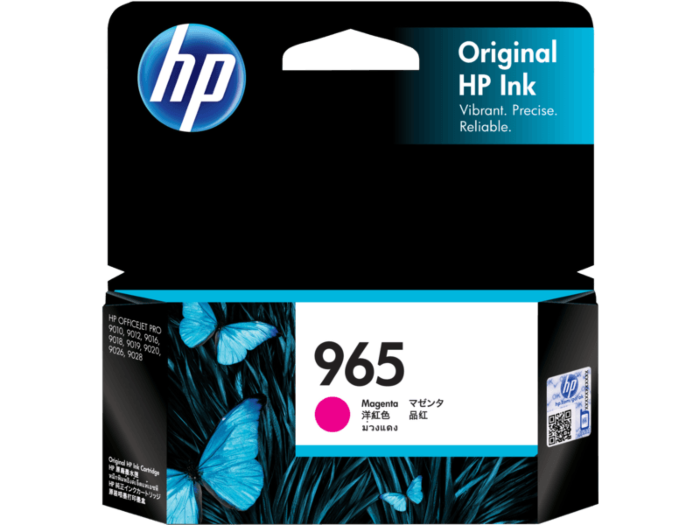 Original HP 965 Magenta Original Ink Cartridge 3JA78AA