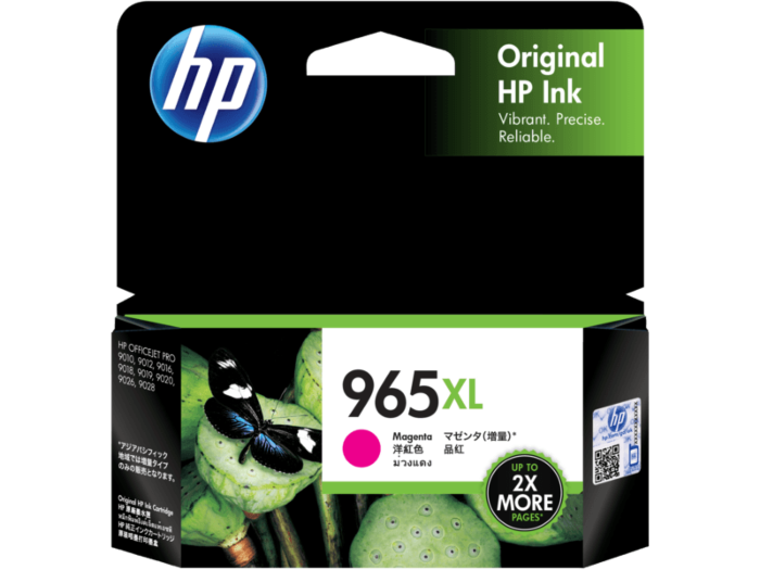 Original HP 965XL High Yield Magenta Original Ink Cartridge 3JA82AA