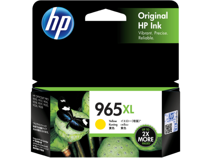 Original HP 965XL High Yield Yellow Original Ink Cartridge 3JA83AA