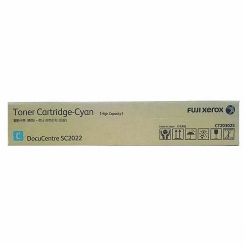 Original Fuji Xerox CT203025 High Cap Cyan Toner for SC2022