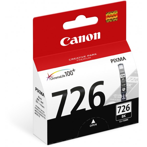 Original Genuine Canon CLI 726 Black Ink