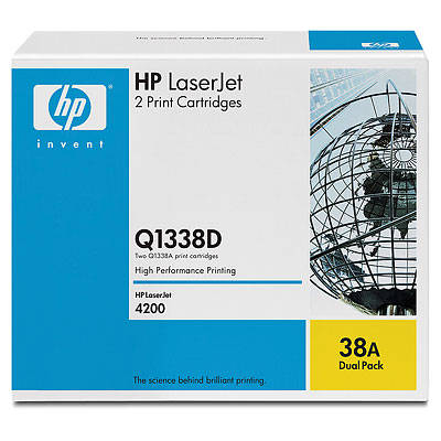 Original Q1338D (Dual Pack) toner for HP printer