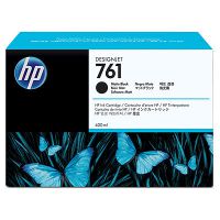 Original Dye Ink HP 761 400ml Matte Black Ink Cartridge (CM991A) for HP Printers