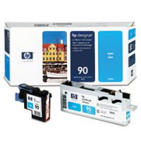 Original Ink HP C5055A Cyan Printhead & Cleaner for HP Printers