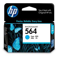 3 Units of Original Genuine HP 564 Cyan Original Ink Cartridge (CB318WA)