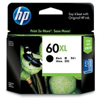 Original Genuine HP 60XL High Yield Black Original Ink Cartridge (CC641WA)