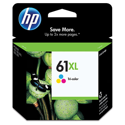 Original Genuine HP 61XL High Yield Tri color Original Ink Cartridge (CH564WA)