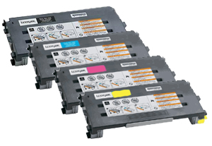 Value Pack Remanufactured Lexmark C500 Color Toner