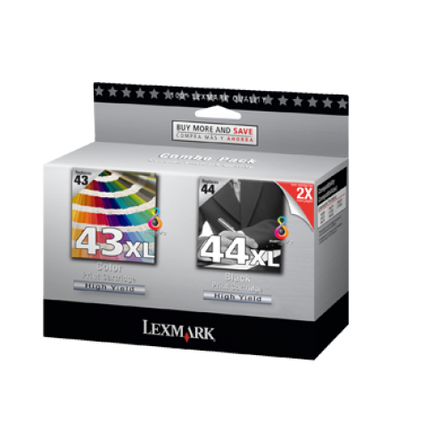 Original Genuine LEXMARK VALUE PACK HIGH CAPACITY [ 18Y0144A BLK + COLOUR 18Y0143A ]   TPASA14