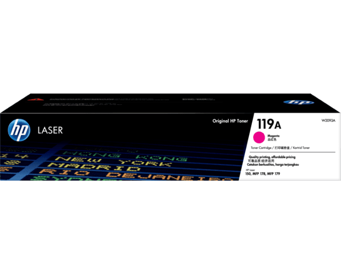 Original HP 119A W2093A Magenta Toner for M179fnw M178nw