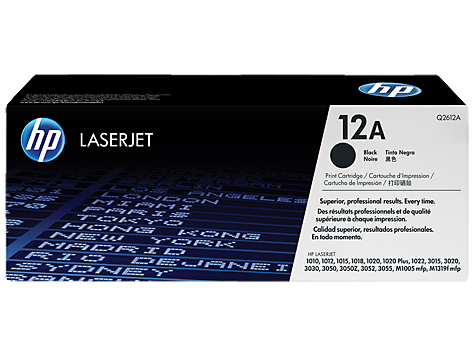 Original Genuine HP Q2612A (12A) Toner For HP Printers