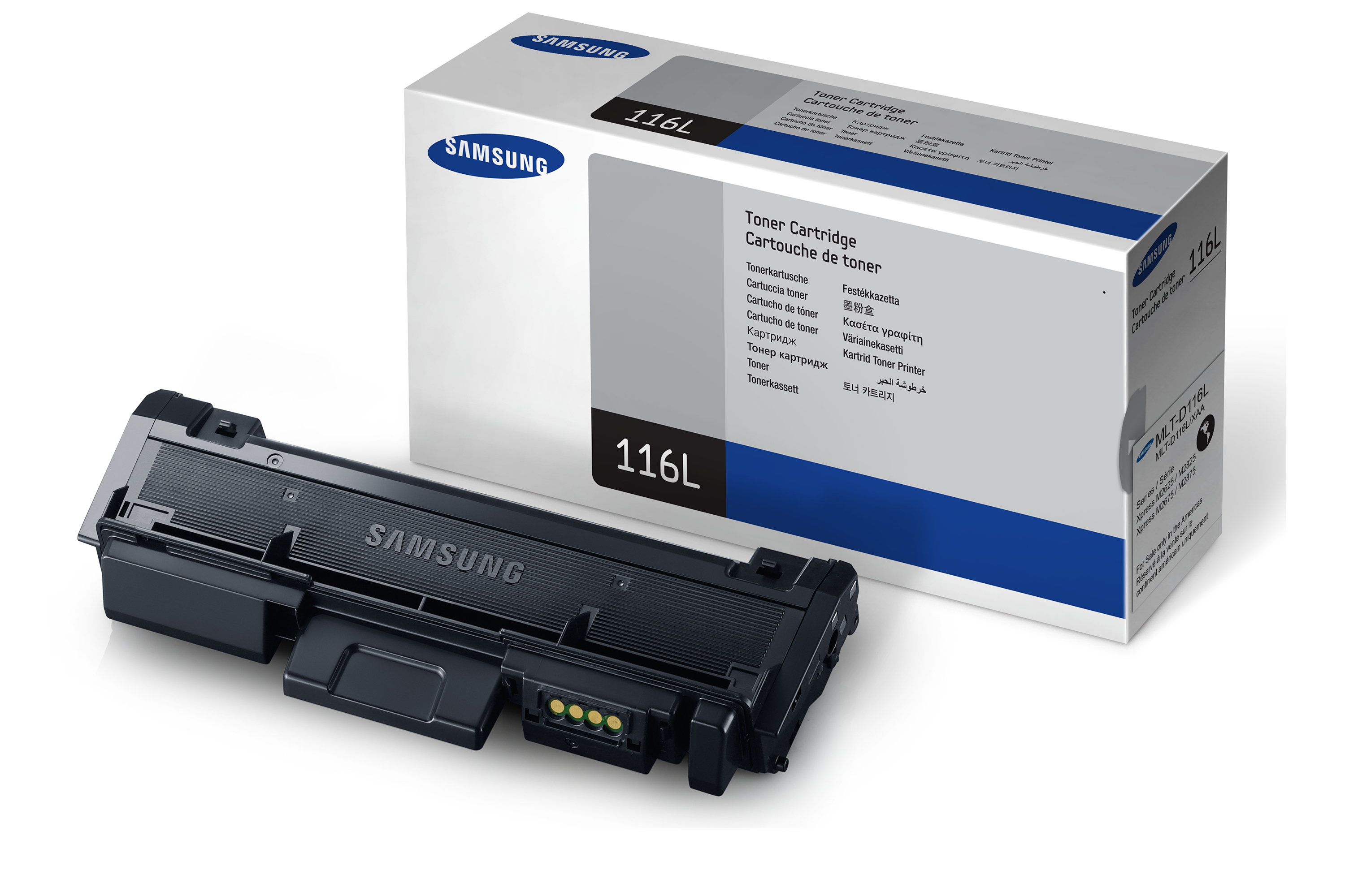 5 Units of Original Genuine Samsung MLT D116L black toner cartridge (3000 pages)