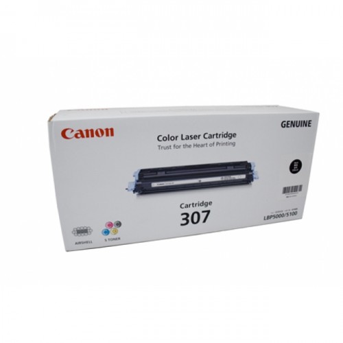Original Genuine Canon Cartridge 307 Black for LBP5000 LBP5100, Original Canon Toners