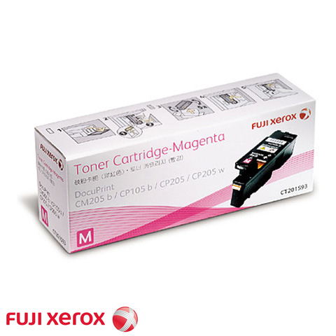 Original Genuine Fuji Xerox CT201593 Magenta Toner for CP105b CP205 CP215w CM205b CM205fw CM205f CM215FW CM215b