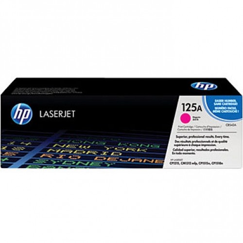 Original Genuine HP 125A Magenta CB543A Toner for HP Color LaserJet CP1215 Printer CP1515n  CP1518ni  CM1312nfi Printer
