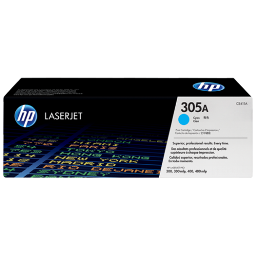 Original Genuine HP 305A Cyan CE411A Toner for HP LaserJet Pro 300 color MFP M375nw M451dw M475dn M475dw M451nw M451dn