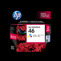 Original Genuine  HP 46 Tri Color Ink Cartridge CZ638AA