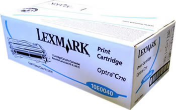 Original Genuine LEXMARK OPTRA C710 CYAN TONER   10E0040