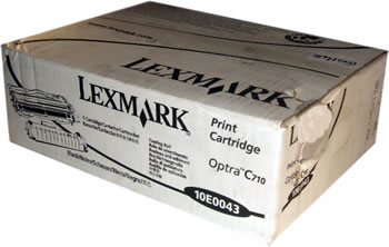 Original Genuine LEXMARK OPTRA C710 BLACK TONER   10E0043