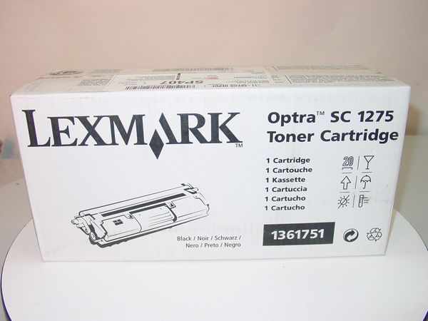 Original Genuine LEXMARK OPTRA SC BLACK TONER   1361751