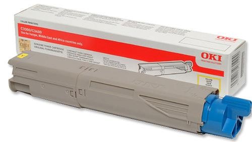 Genuine Original OKI C3300 Yellow (43459453)