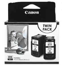 Genuine Original Canon Ink Cartridge PG 810 TWIN PACK