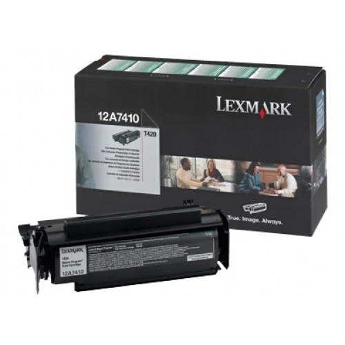 Original Genuine Lexmark 12A7410 BLACK Standard Capacity Printer Toner