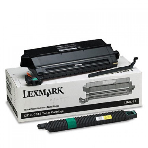 Original Genuine Lexmark 12N0771 BLACK Standard Capacity Printer Toner