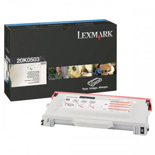 Original Genuine Lexmark 20K0503 BLACK Printer Toner