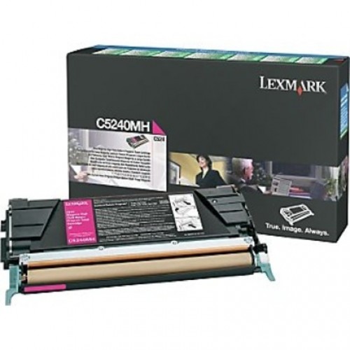 Original Genuine Lexmark C5240MH Magenta   High Capacity Printer Toner Cartridge