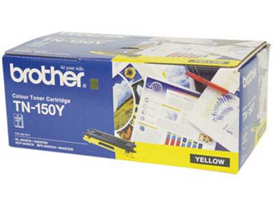 Original TN150Y Cyan Toner for Brother Printers