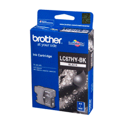 Original LC67HYBKT ink (Twin Pack) for brother printers x 2pcs
