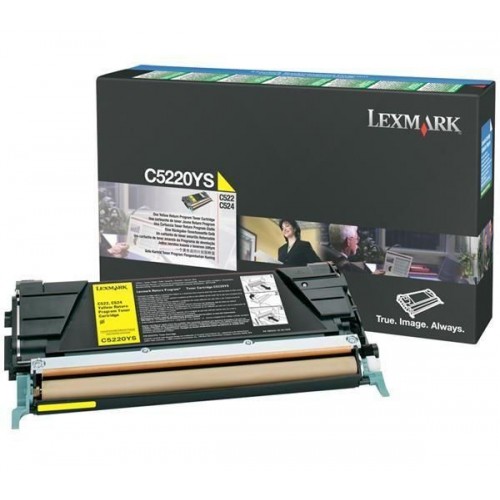 Original Genuine Lexmark C5220YS Yellow   Standard Capacity Printer Toner Cartrdige