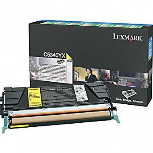 Original LEXMARK C5340YX YELLOW HIGH CAPACITY Printer Toner