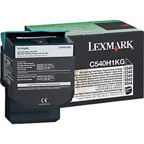 Original Genuine LEXMARK C540H1KG BLACK [ HIGH CAPACITY ]