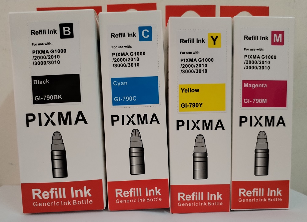 One Set Compatible Ink for Canon GI790 CMYK