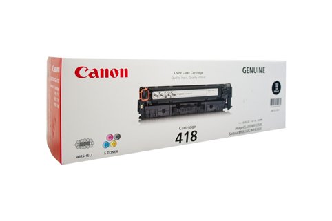 Original Genuine Cart Cartridge 418 Black  toner for canon printer MFC8350CDN 8380CDW