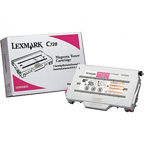 Original Genuine LEXMARK MAGENTA TONER   15W0901 for C720 Printers